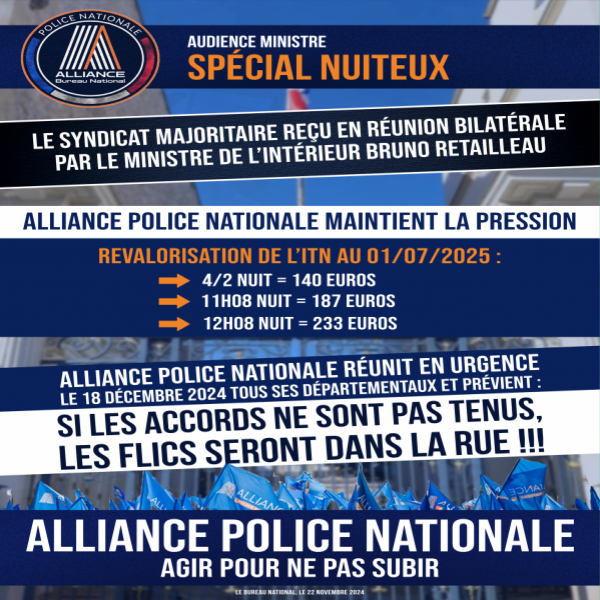 Alliance PN reçu par le MI : NUITEUX