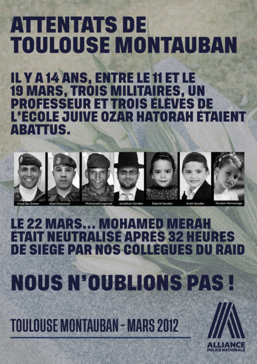 ATTENTATS TOULOUSE MONTAUBAN