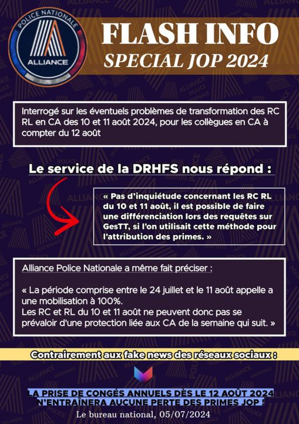 Flash Info spécial JOP 2024